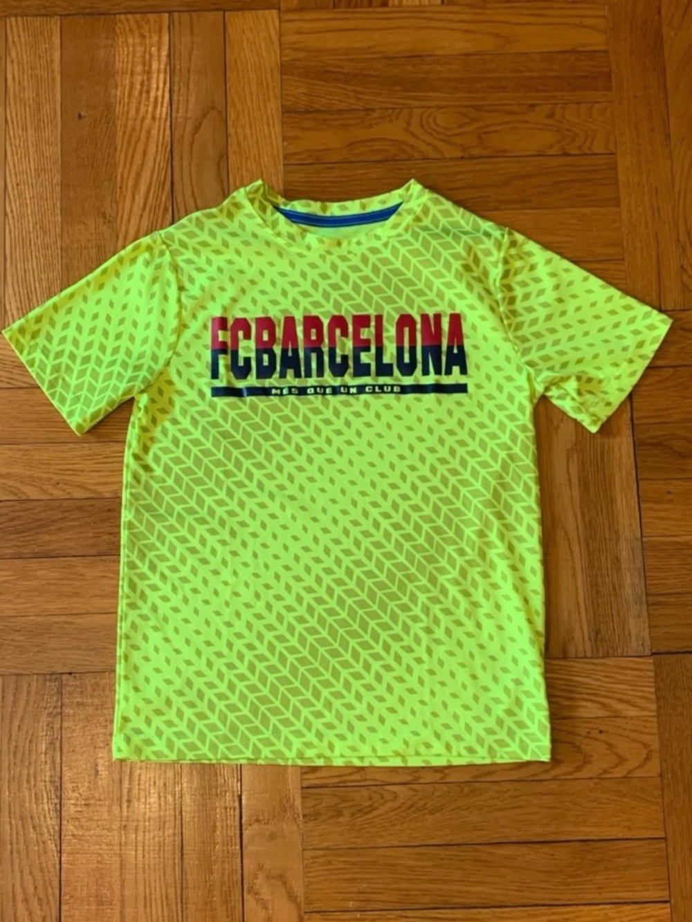 FC Barcelona Neon Green Soccer Jersey